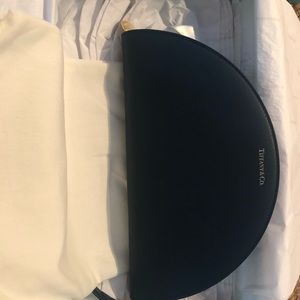 COPY - Tiffany & co half moon leather wallet